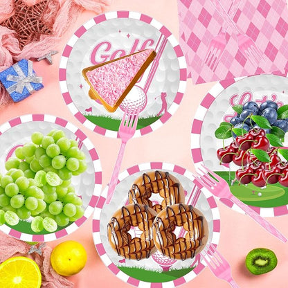 96 Pcs Golf Party Decorations, Cute Golf Themed Tableware Set Party Supplies - Image 7