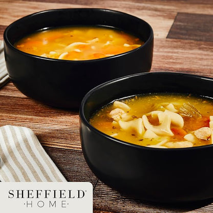 Sheffield Home Large Stoneware Cereal Bowls - Image 2