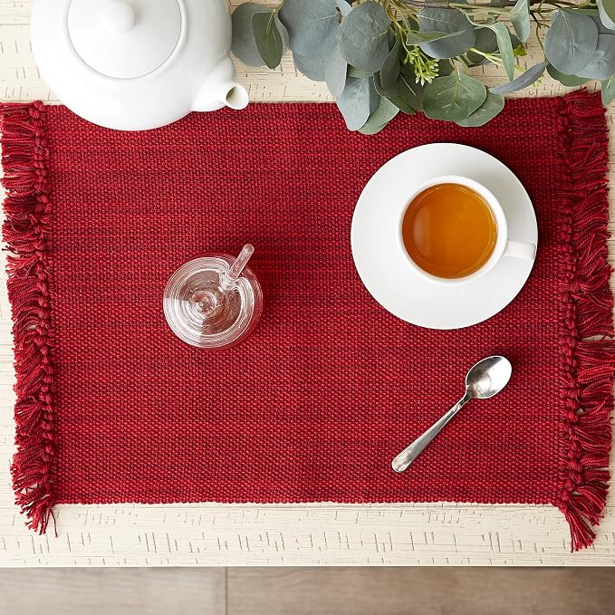 DII Variegated Tabletop Collection, Placemat Set3x19, 6 Piece - Image 3