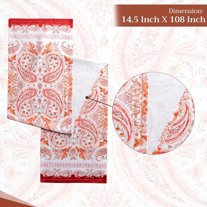 Maison d' Hermine Table Runner 100% Cotton 14.50" x 108" | Table Runners 108 - Image 4