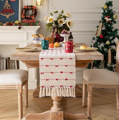 Caflife Christmas Valentines Table Runner 90 Inchs Long - Image 6
