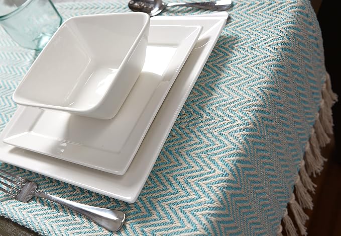 DII Woven Basic Tabletop Collection, Chevron Table Runner - Image 4