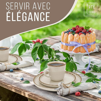 24 Piece Stoneware Dinnerware Set - Image 8