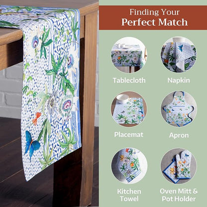 Maison d' Hermine Table Runner 100% Cotton 14.50" x 108" | Table Runners 108 - Image 5