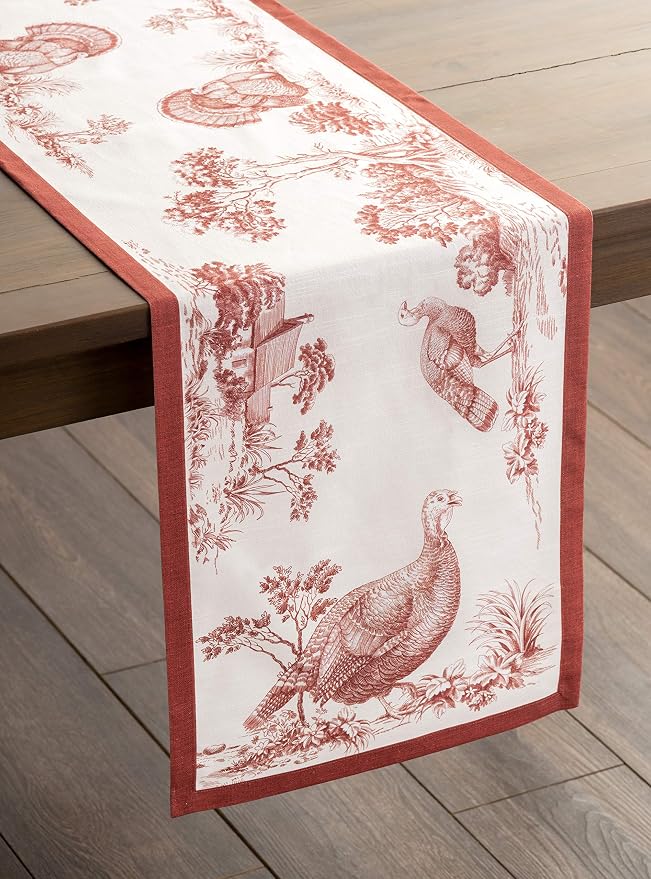 Maison d' Hermine Table Runner 100% Cotton 14.50" x 48" | Table Runners 48 - Image 5