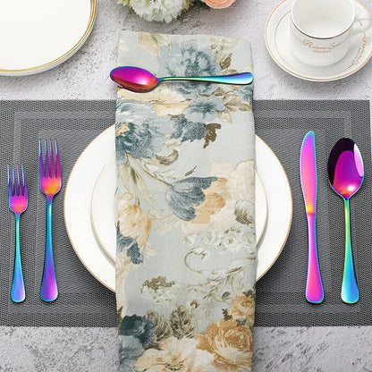 Rainbow Silverware Flatware Set - Image 4