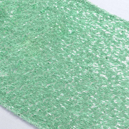 ShiDianYi Table Runners Green Bridal Shower Decorations 5Pcs Mint-Green by ShiDianYi