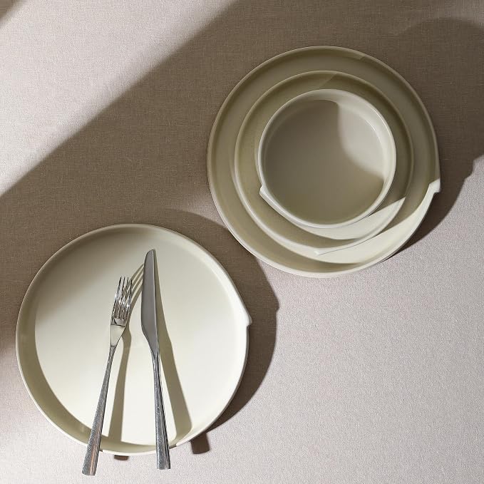 Stone Lain Bao 4-Piece Salad Plate Set Stoneware - Image 4