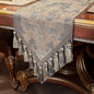 Loom and Mill Luxury Jacquard Damask Table Runner 72 Inches Long, 13x72 inch by LoomandMill