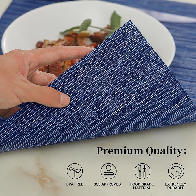 Leetaltree Blue Placemats Set of 12 - Image 2