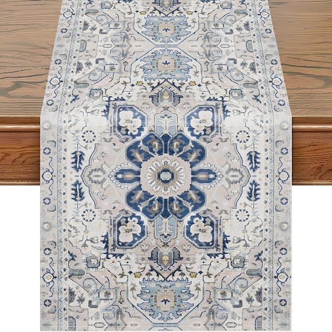 Snycler Table Runner Boho Table Runners Vintage Elegant Farmhouse Table Center by Snycler
