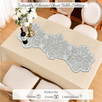 Beaded Table Runner 13 x 36 Inch - Image 5