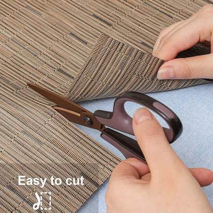 Myir JUN Light Brown Table Runner Home Decor Dining Table Runners | Vinyl Table - Image 6
