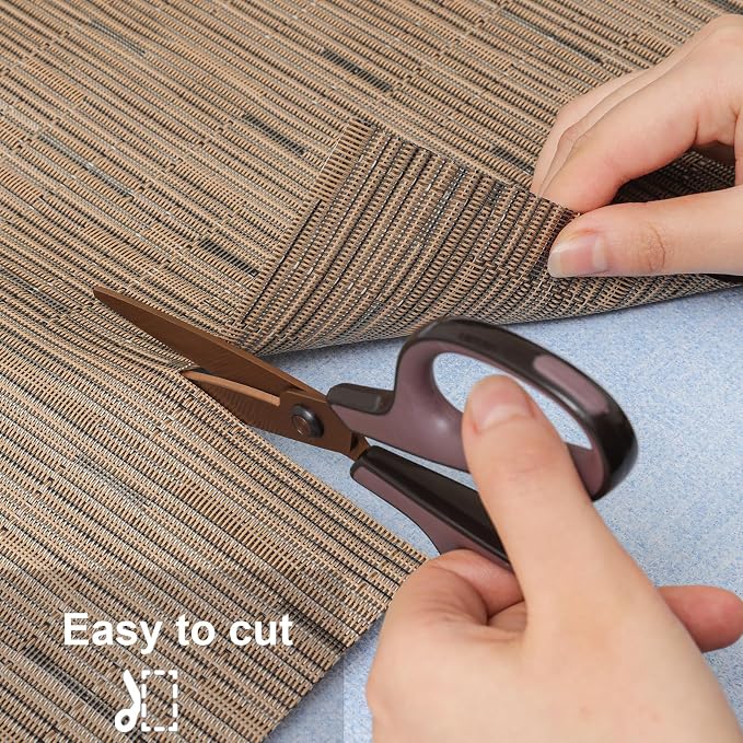 Myir JUN Light Brown Table Runner Home Decor Dining Table Runners | Vinyl Table - Image 6