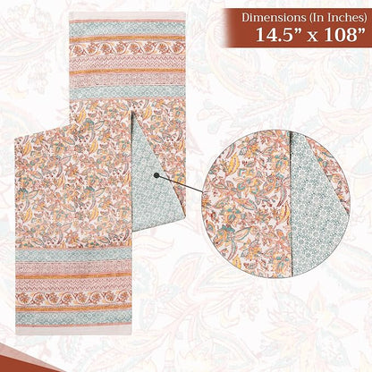Maison d' Hermine Table Runner 100% Cotton 14.50" x 108" | Table Runners 108 - Image 4