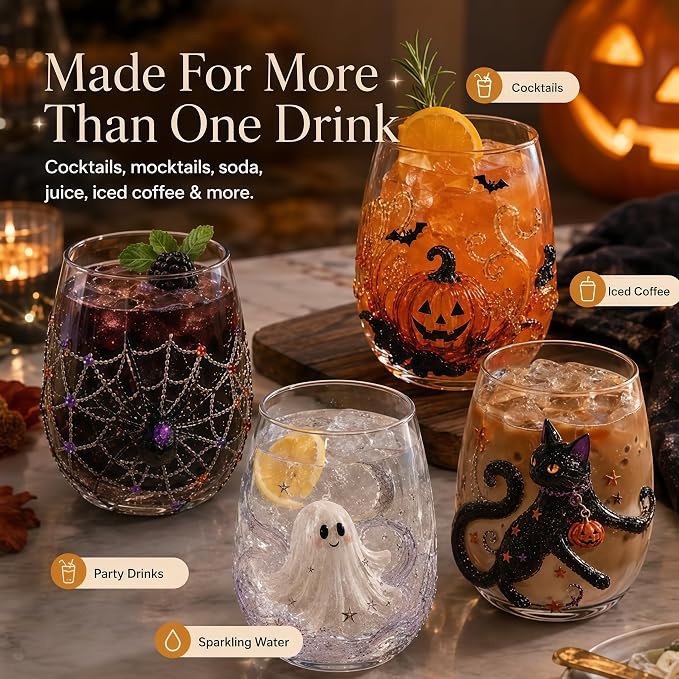Halloween Artisan Glassware Collection - Image 3
