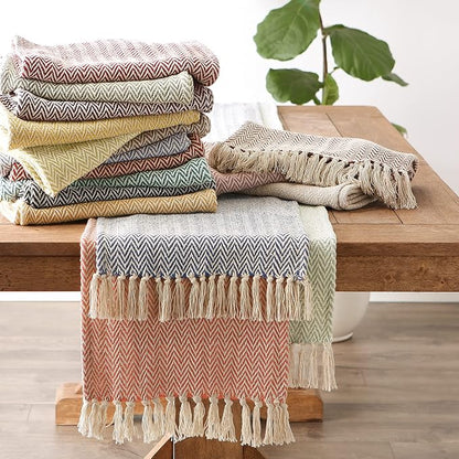 DII Woven Basic Tabletop Collection, Chevron Table Runner - Image 6