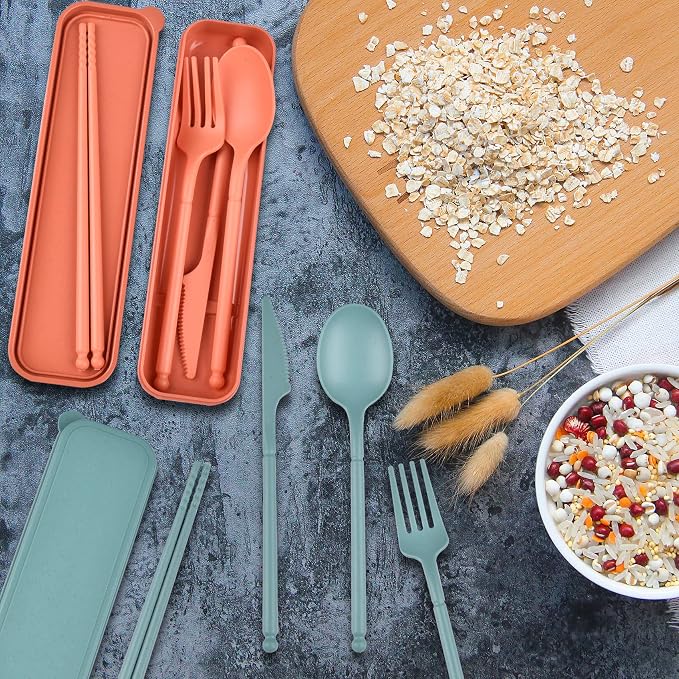 Camping Utensil Set, Reusable Utensils Set - Image 7
