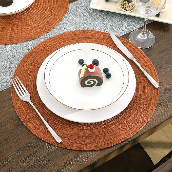 SHACOS Round Placemats Set of 4 - Image 3