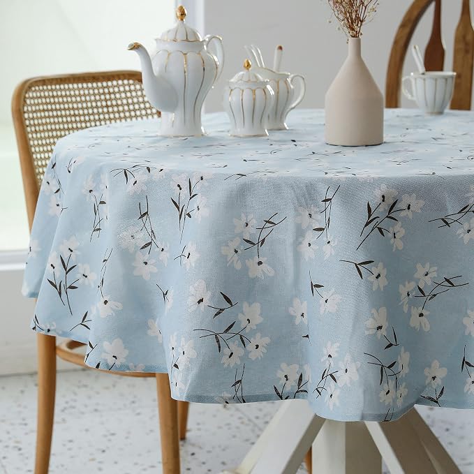 Pastoral Round Tablecloth by YiHomer