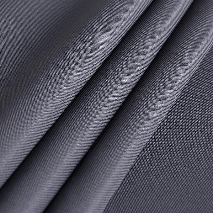 sancua Rectangle Tablecloth - 60 x 102 Inch - Stain and Wrinkle Resistant Washable Polyester Table Cloth, Decorative Fabric Table Cover for Dining Tables, Buffet Parties and Camping, Grey