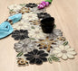 Lightnpro Floral Handmade Decorative Thanksgiving Christmas Beaded Table Runner by Lightnpro