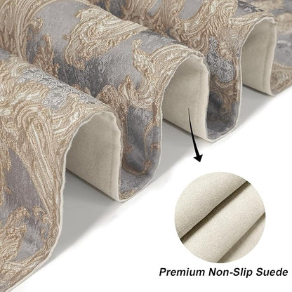 Loom and Mill Luxury Jacquard Damask Table Runner 90 Inches Long, 13x90 inch - Image 5