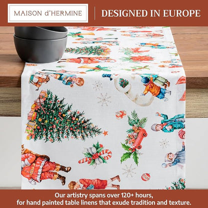 Maison d' Hermine Table Runner 100% Cotton 14.50" x 72" | Table Runners 72 - Image 2