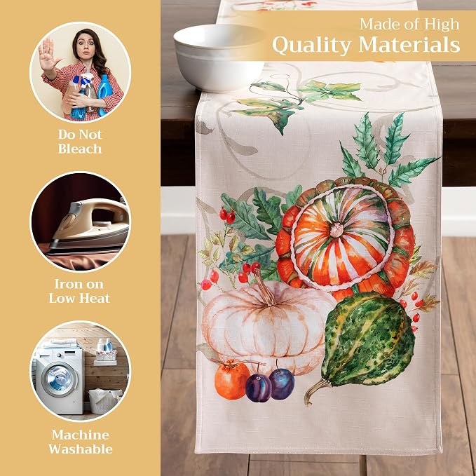 Maison d' Hermine Table Runner 100% Cotton 14.50" x 108" | Table Runners 108 - Image 3