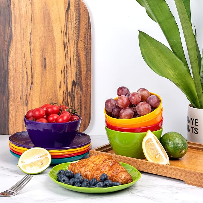 Melamine Small Bowls - 12 Oz Mini Bowl Set of 6 - Image 4