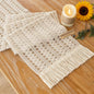 Keketoarrange Boho Macrame Table Runner 12x48 Inch | Woven Burlap Rustic Runner by KEKETOARRANGE