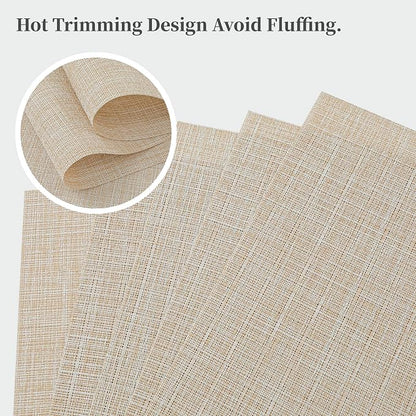 Leetaltree Beige Placemats Set of 24 - Image 3