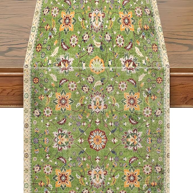 Snycler Table Runner Boho Table Runners Vintage Elegant Farmhouse Table Center by Snycler