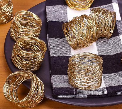 12-Piece Napkin Rings - Image 2