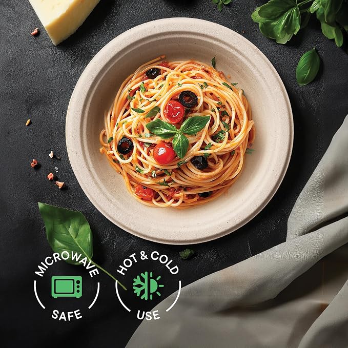100% Compostable Deep Dish Plates - Image 3