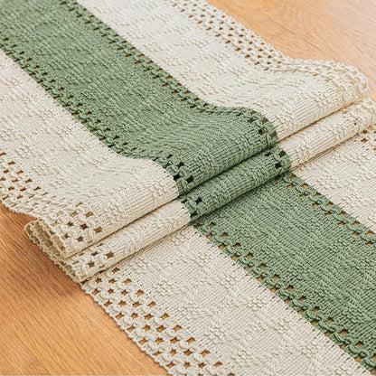Cotton Farmhouse Table Runner - Image 7