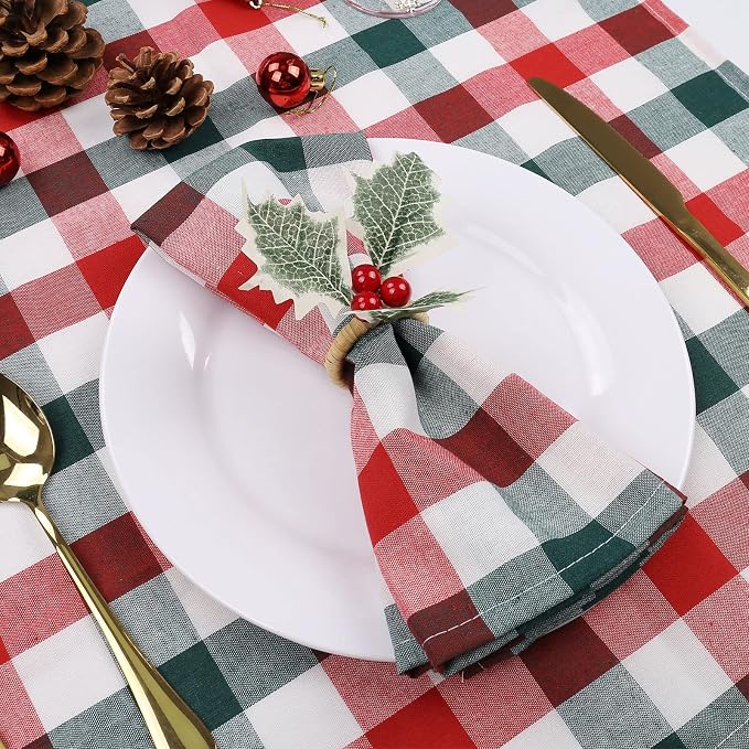 wonlex Farmhouse Napkin Ring Buckle Set of 12, Natural Rustic Serviette Buckles - Image 5