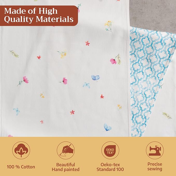 Maison d' Hermine Table Runner 100% Cotton 14.50" x 108" | Table Runners 108 - Image 3