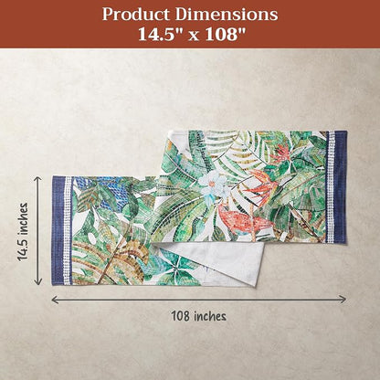 Maison d' Hermine Table Runner 100% Combed Cotton 14.5"x108" | Table Runners - Image 5