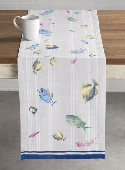 Maison d' Hermine Table Runner 100% Cotton 14.50" x 72" | Table Runners 72 - Image 9
