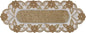 Elegant 36" Gold Beaded Table Runner – Handmade Decorative Beads Runner by byHomeDecorativeProduct