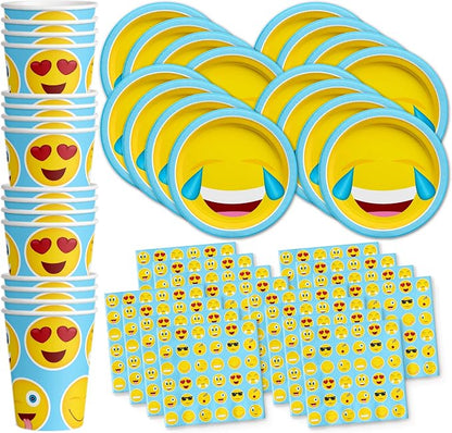 Emojis Birthday Themed Party Supplies by BirthdayGalore