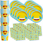 Emojis Birthday Themed Party Supplies by BirthdayGalore