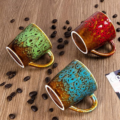 4.2 oz Espresso Cups Set of 2, Ceramic Coffee Mugs Demitasse Cups | Small - Image 7