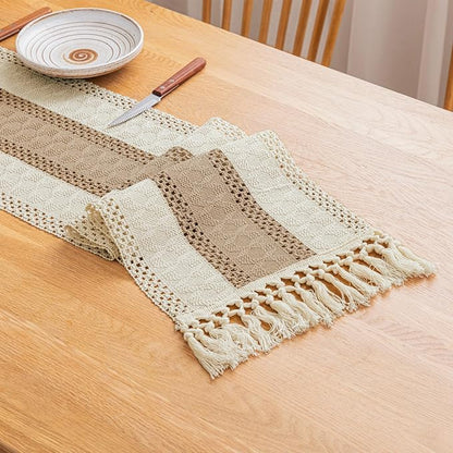 Cotton Farmhouse Table Runner - Image 4