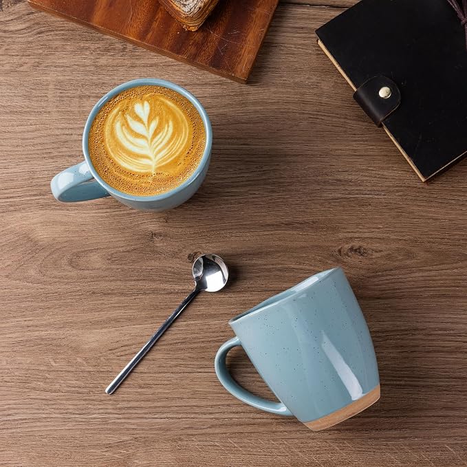 AmorArc 12oz Coffee Mugs, Ceramic Coffee Mugs set of 4 - Image 3
