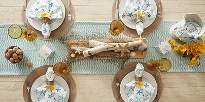 DII Woven Basic Tabletop Collection Chevron Table Runner - Image 5