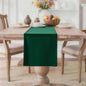 MEANMOY Green Table Runner 60 Inches Long Waterproof Washable Table Runners | by MEANMOY