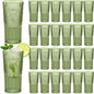 Wiwiqing 20oz Vintage Plastic Drinking Glasses Set of 24, Dark Green Large by Wiwiqing