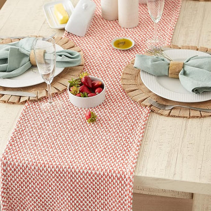 DII Woven Basics Collection 100% Cotton Knit Table Runner - Image 4